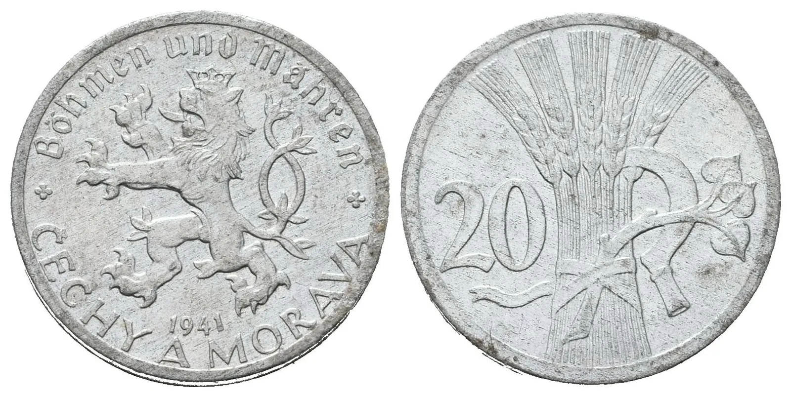 20 Haléř 1941, nádherná zachovalost