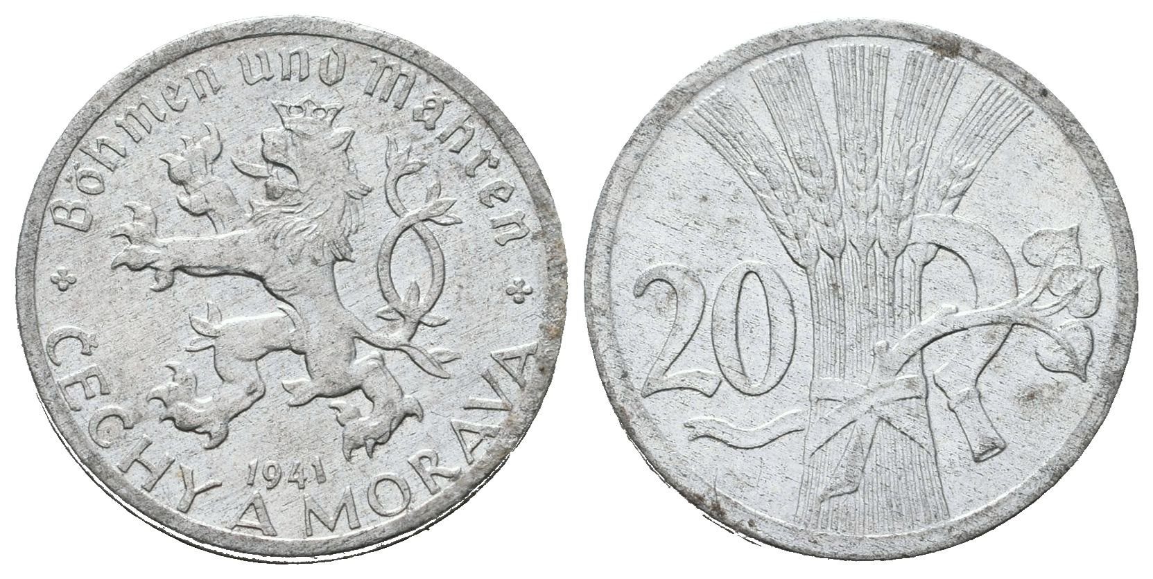 20 Haléř 1941, nádherná zachovalost
