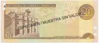 Dominikánská republika, 20 Pesos Oro 2001, P.166s2 - fotografie 2