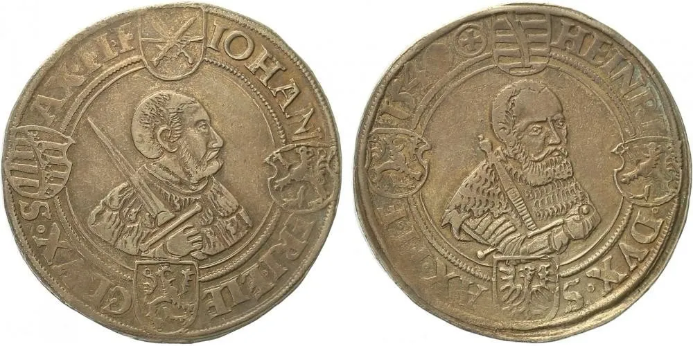 Sasko, Johann Friedrich a Heinrich, 1539 - 1541 — 1