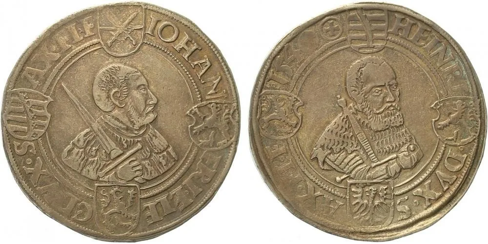 Sasko, Johann Friedrich a Heinrich, 1539 - 1541 — 1