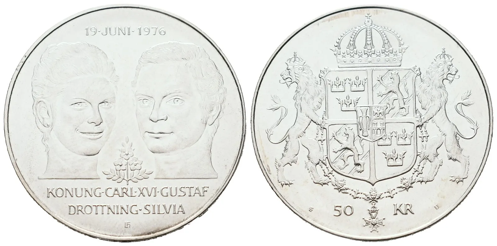 Švédsko, 50 Kroner 1976