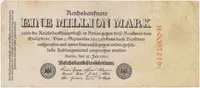 Německo, 1 Million Mark 1923, Ro. 92a