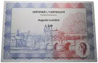 AR Medaile b.l. (2012) - Auguste Lumiére - 150. výročí narození - fotografie 2