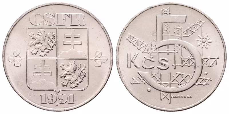 5 Koruna 1991 - Llantrisant