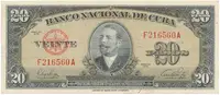 Kuba, 20 Pesos 1949, P.80a