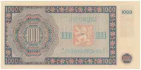 1000 Koruna 1945, II. vydání, série C, perf. 3 m.d., Hej.79a.S1 - fotografie 2