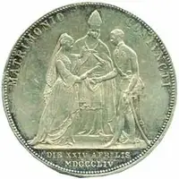 Konvenční měna, 1848 - 1857 — 2