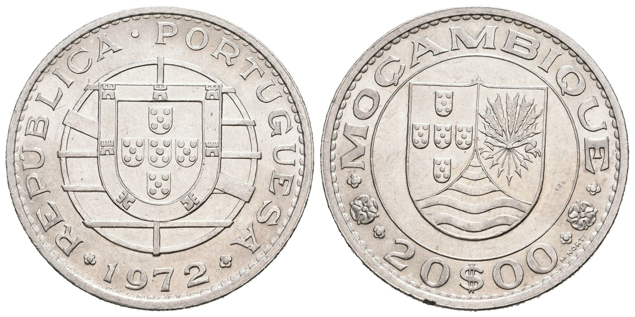 Portugalský Mozambik, 20 Escudo 1972