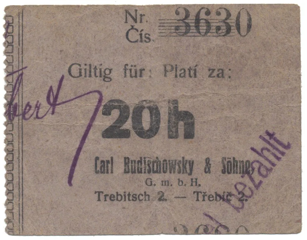 Nouzovky české od roku 1914 — 1