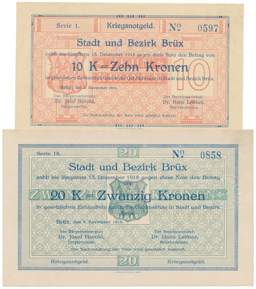 Nouzovky české od roku 1914 — 1