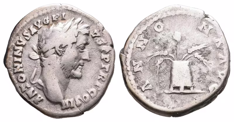 Antoninus Pius, denár, Řím, RIC 62a