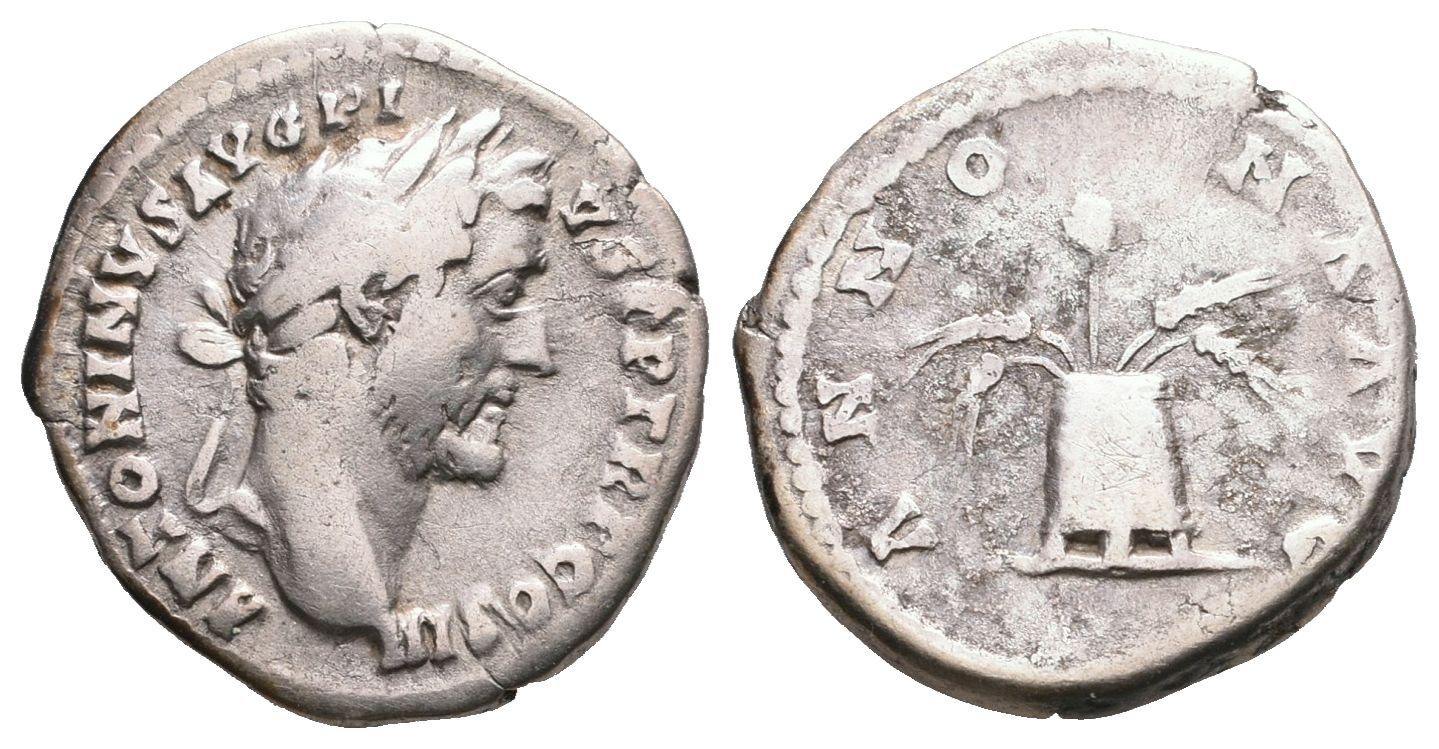 Antoninus Pius, denár, Řím, RIC 62a