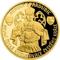 Zlatá mince 2017 - Arnošt z Pardubic - fotografie 3