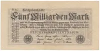 Německo, 5 Milliarden Mark 1923, Ro.120d