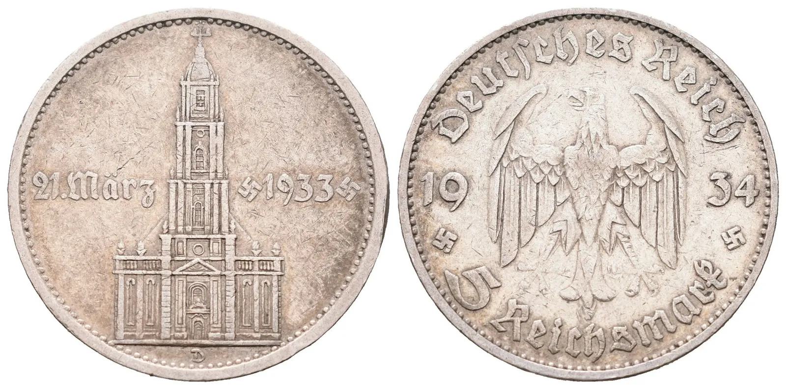 III. říše, 5 Marka 1934 D