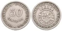 Kapverdské ostrovy, 50 Centavo 1949 - fotografie 2