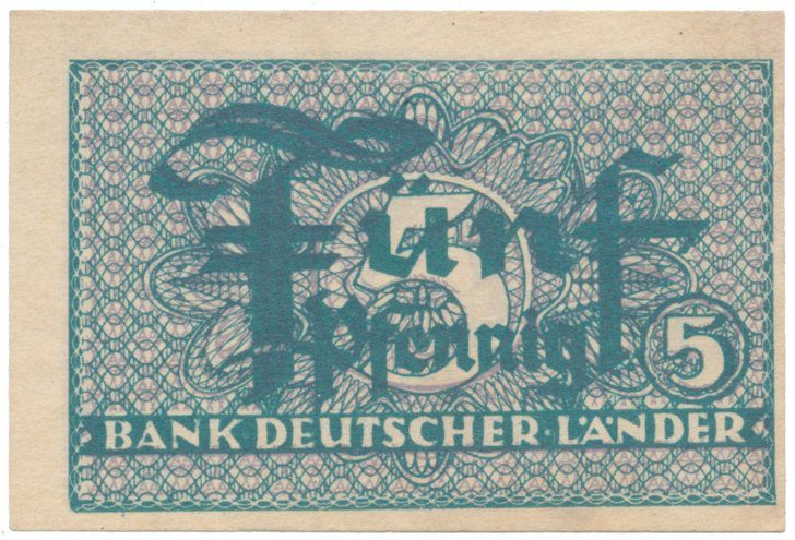 Německo - NSR, 5 Pfennig (1948), Ros.250a