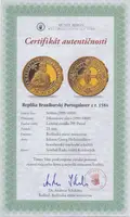 AR medaile - replika Braniborský Portugaloser z r. 1584 - fotografie 2