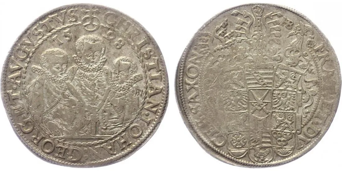 Sasko, Christian II., Johann Georg I. a August, 1591 - 1611 — 1