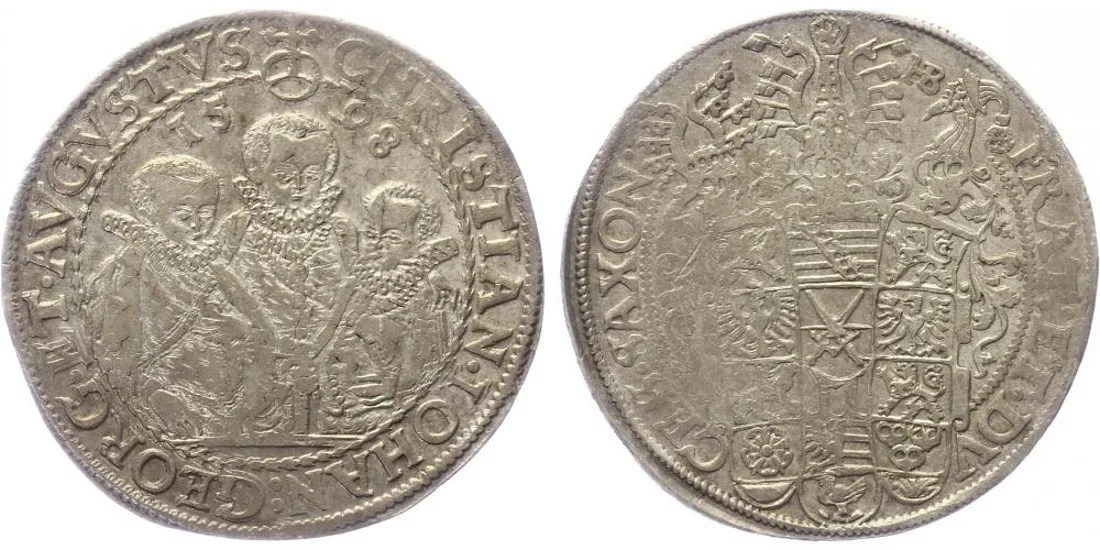 Sasko, Christian II., Johann Georg I. a August, 1591 - 1611 — 1