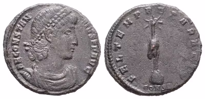 Constantius II., follis