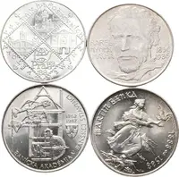 Soubor mincí 100 Kčs 1986 - Karel Hynek Mácha, 1987 - Banická akademie, — 1