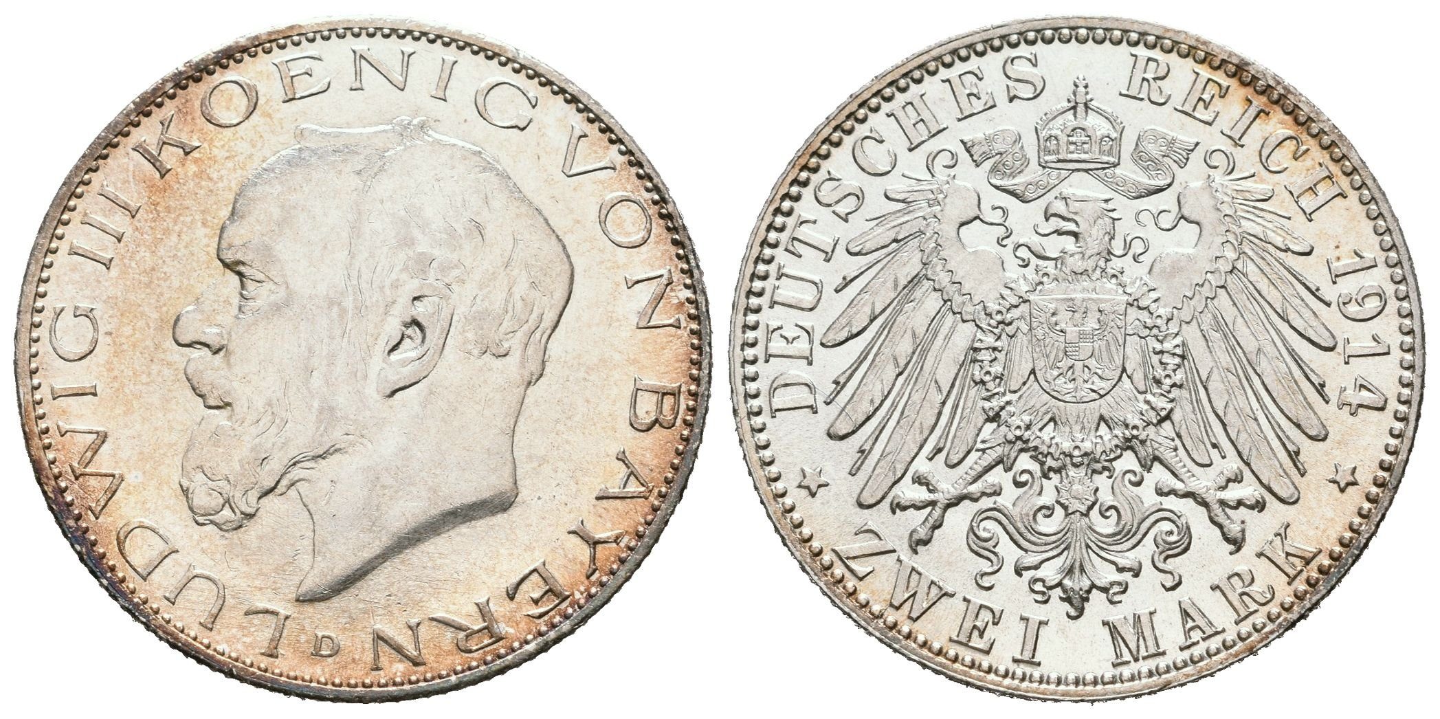 Bavorsko, 2 Marka 1914