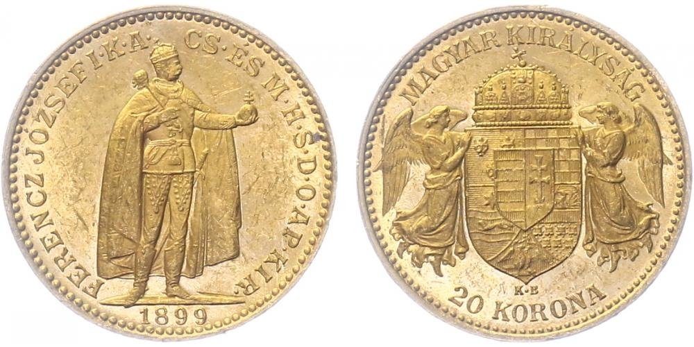 20 Koruna 1899 KB