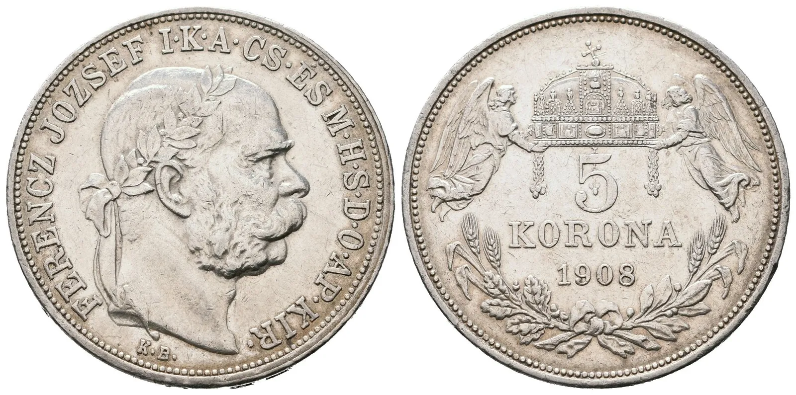 5 Koruna 1908 KB