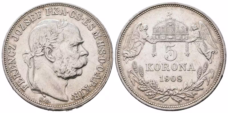 5 Koruna 1908 KB