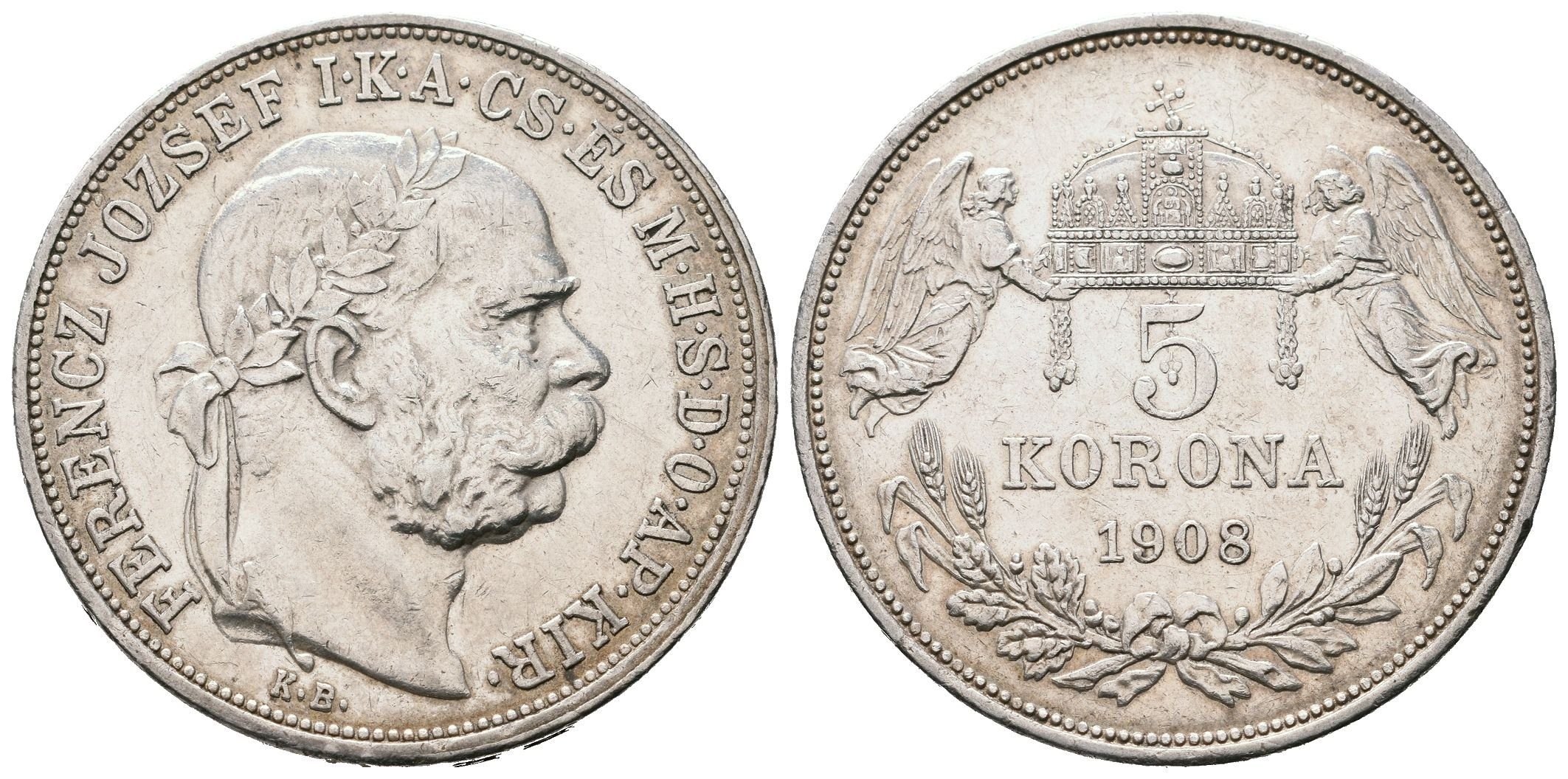 5 Koruna 1908 KB