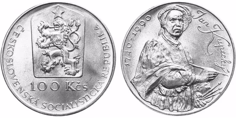 100 Kčs 1990 - Ján Kupecký