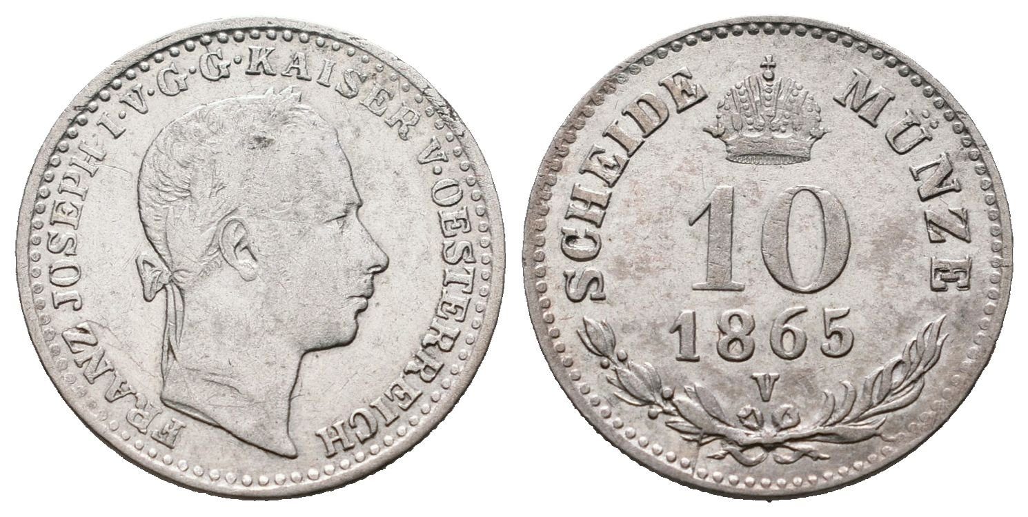 10 Krejcar 1865 V