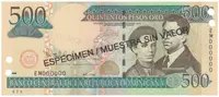 Dominikánská republika, 500 Pesos Oro 2004, P.172s3