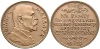 Španiel Otakar -  85. narozeniny TGM, 50 mm