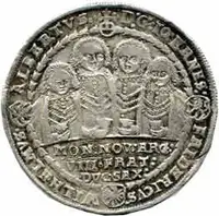Sasko - Weimar, Johann Ernst a 7 bratrů, 1605 - 1626 — 1