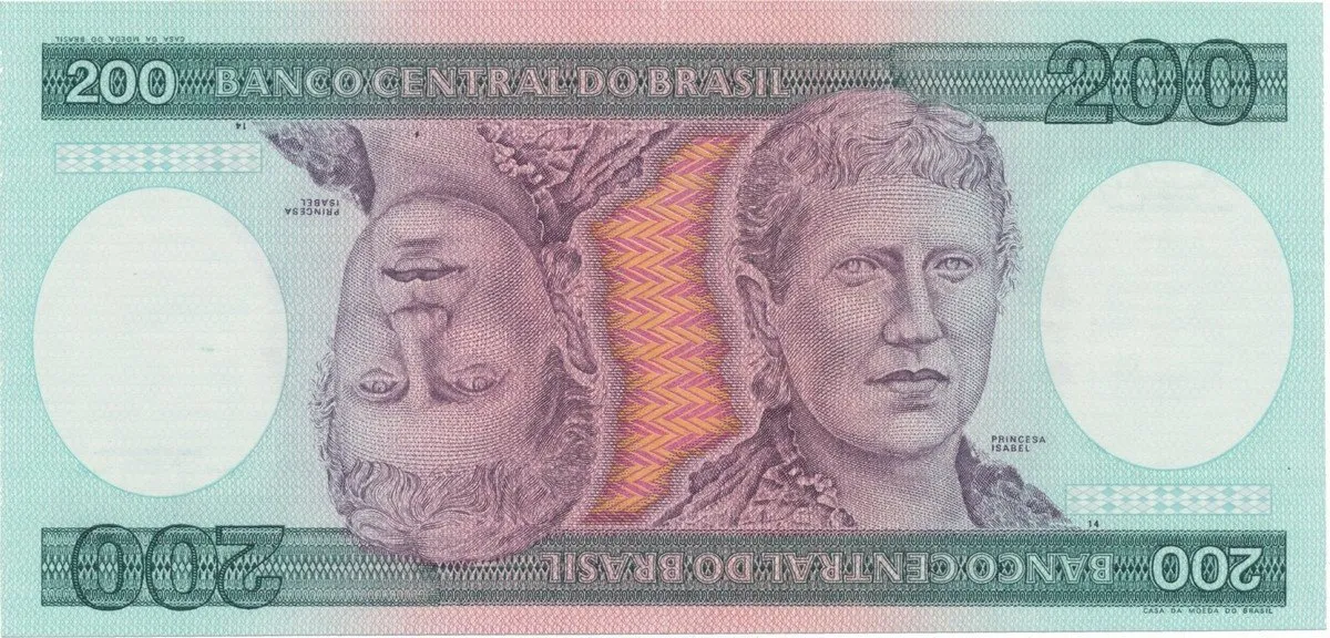 Brazílie, 200 Cruzeiros (1984), P.199b