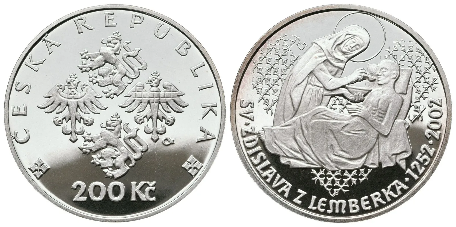200 Kč 2002 - Zdislava z Lemberka, PROOF