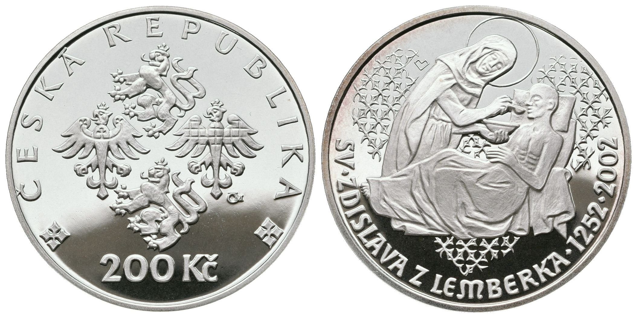 200 Kč 2002 - Zdislava z Lemberka, PROOF
