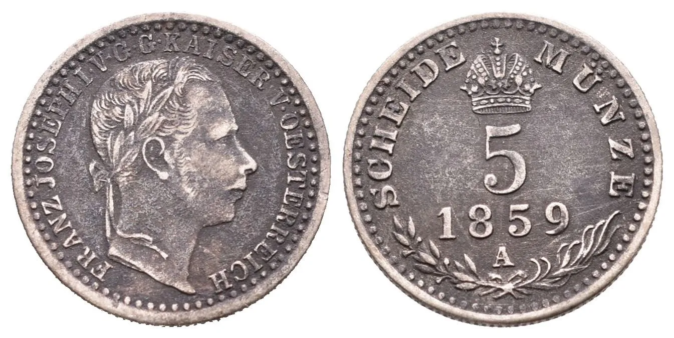 5 Krejcar 1859 A