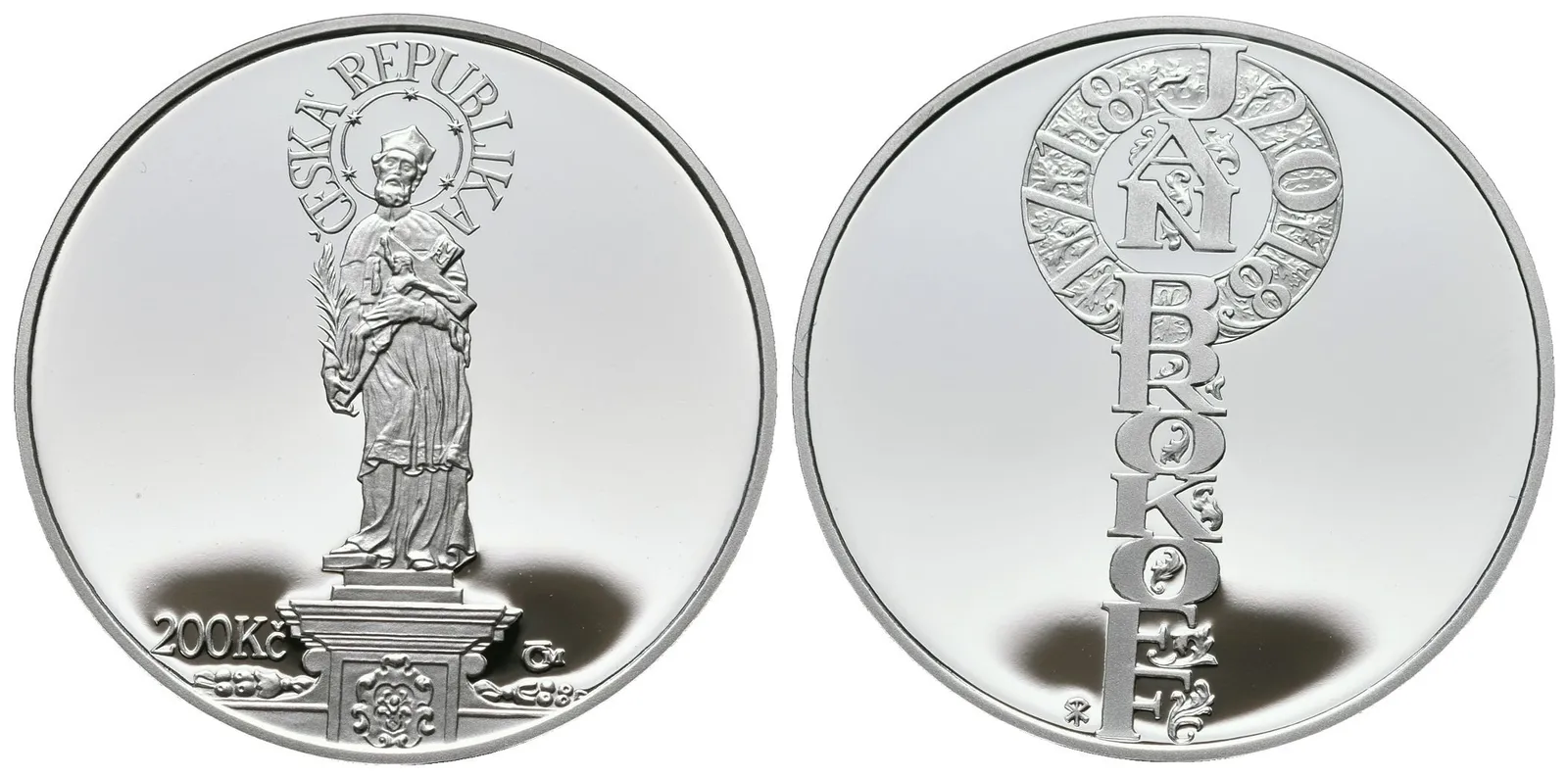 200 Kč 2018 - Jan Brokoff, PROOF