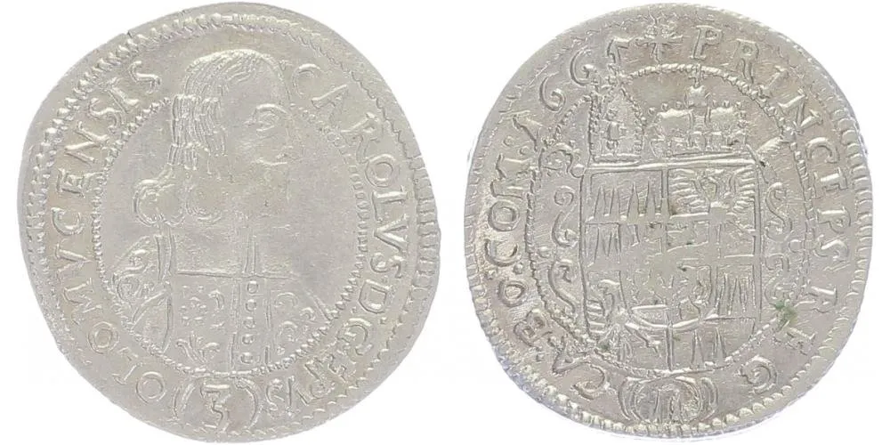Olomouc - biskupství, Karel II. Liechtenstein, 1664 - 1695 — 1