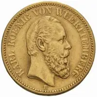 Württemberg, Karl, 1864 - 1891 — 1