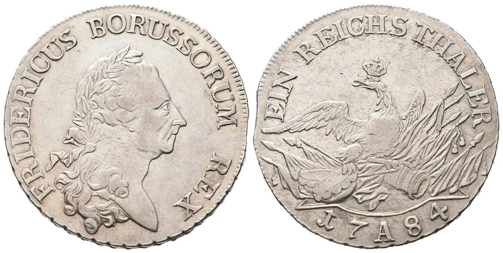 Prusko, Tolar 1784 A