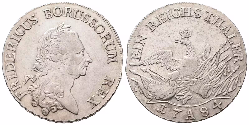 Prusko, Tolar 1784 A