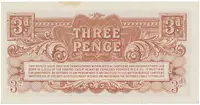 Velká Británie, 3 Pence (1948), BAF - vojenské vydání, P.M16a - fotografie 2