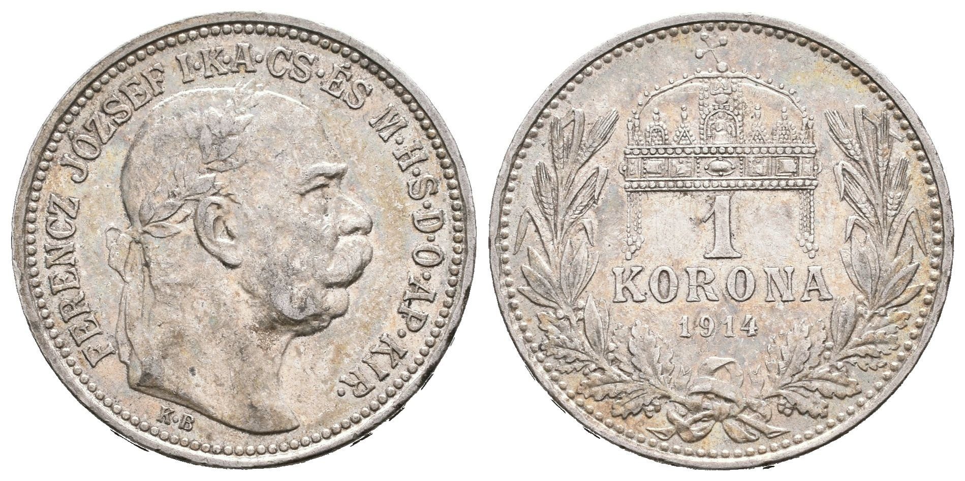 1 Koruna 1914 KB