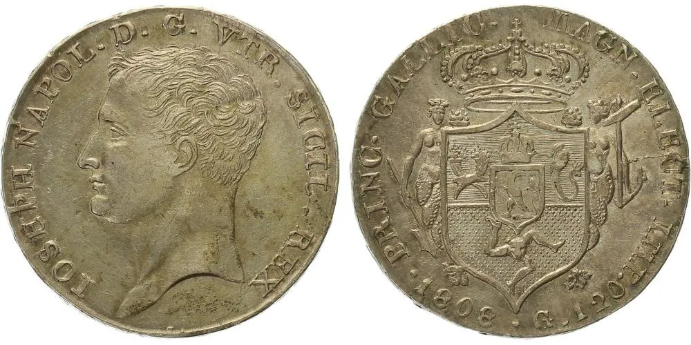 Itálie - Neapol a Sicilie, Joseph Napoleon, 1806 - 1808 — 1