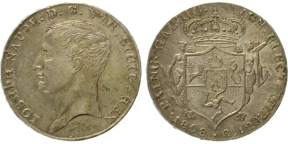 Itálie - Neapol a Sicilie, Joseph Napoleon, 1806 - 1808 — 1